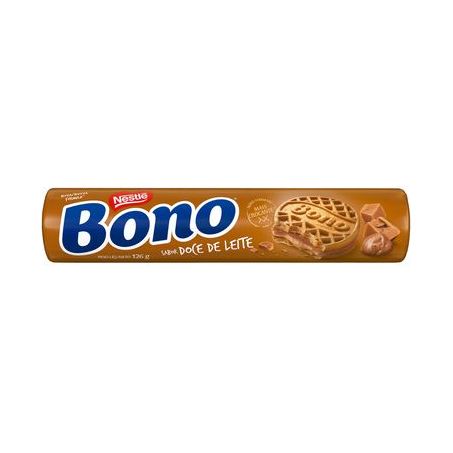 Biscoito Recheado Bono Doce Leite 126G