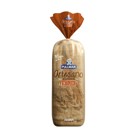 Pao Artesano Integral Pullman 500g