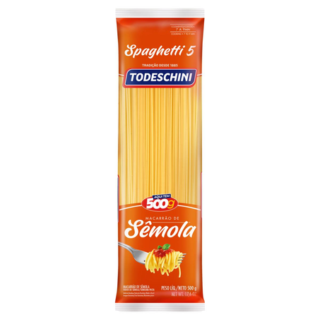 Massa de Sêmola Todeschini 500g - Espaguete