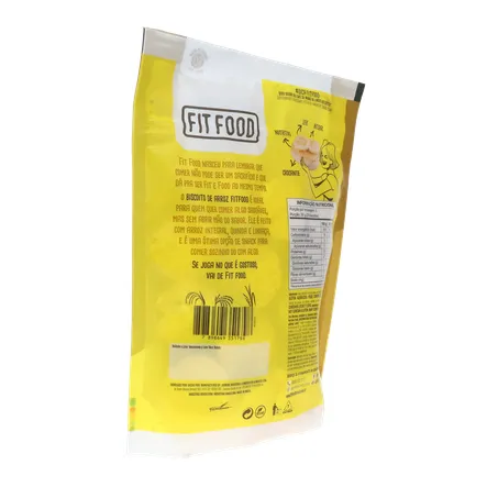 Biscoito de Arroz Fit Food Quinda Integrais e Linhaça Sachê 90gr 360-14