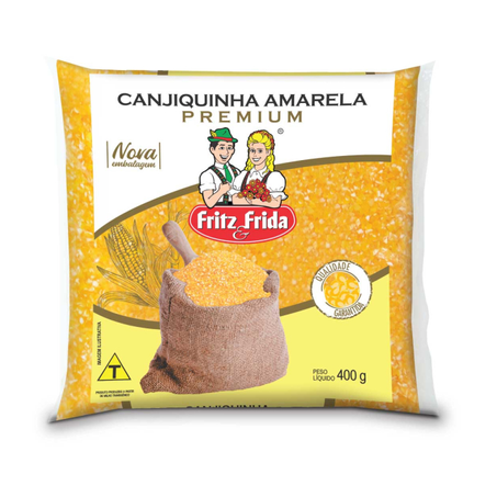 CANJIQUINHA AMARELA FRITZ&FRIDA 400G