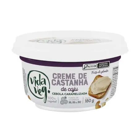 Creme Castanhas Cebola Caramelizada Vegano 180g