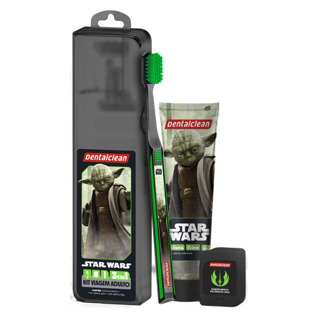 Esc Dental Clean Star Wars Kit Viagem Macia