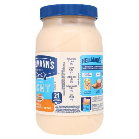 MAIONESE HELLMANN'S LIGHT POTE 500G 360-6