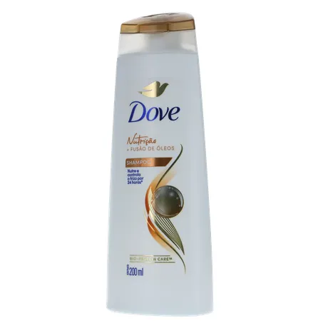 Shampoo Dove Nutrição + Fusão de Óleos Squeeze 200ml 360-2