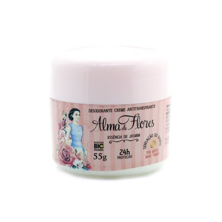 DESODORANTE CREME ALMA FLORES JASMIM 55G