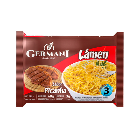 Macarrão instantâneo germani 63g picanha