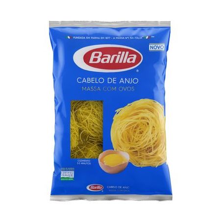Macarrão com Ovos Barilla Cabelo de Anjo 500G