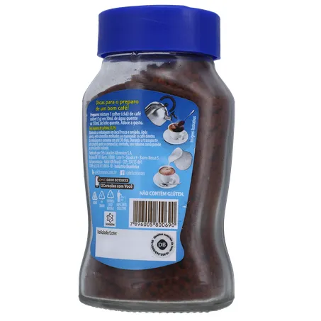 Café Solúvel Granulado 3corações Descafeinado Pote de Vidro 50gr 360-20