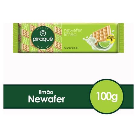BISC.WAFER PIRAQUE NEWAFER 100G LIMAO CX 20.0