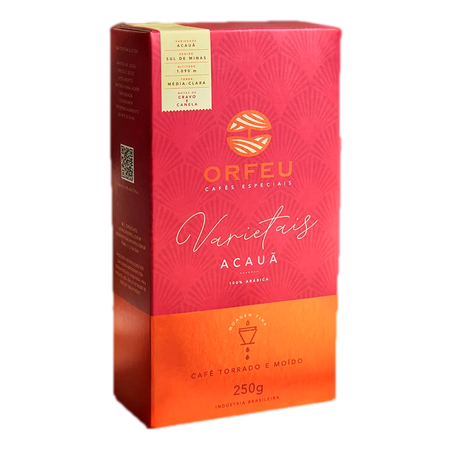 Cafe orfeu varietais acaua moido 250g