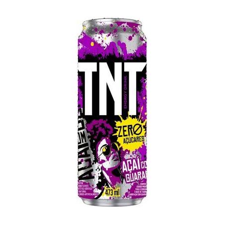 Energético Tnt Energy Zero Açaí C/Guaraná Lt 473ml