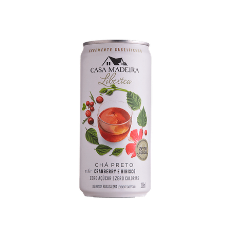 CHA PRETO CRANBERRY 269ML - CASA MADEIRA