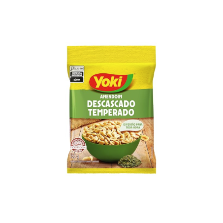AMENDOIM YOKI  110G DESCASC.TEMPERADO