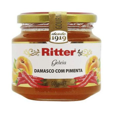 GELEIA RITTER GOURMET DAMASCO C/PIMENTA 290G