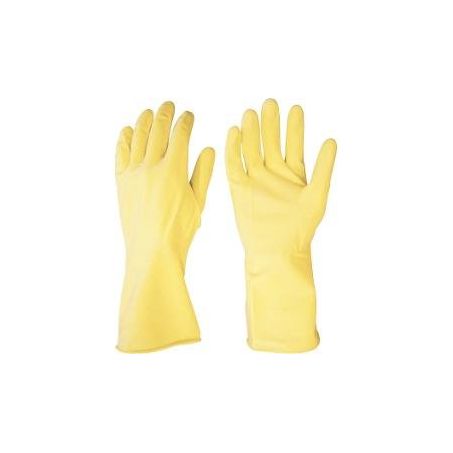 Luva latex nove54 grd amarela