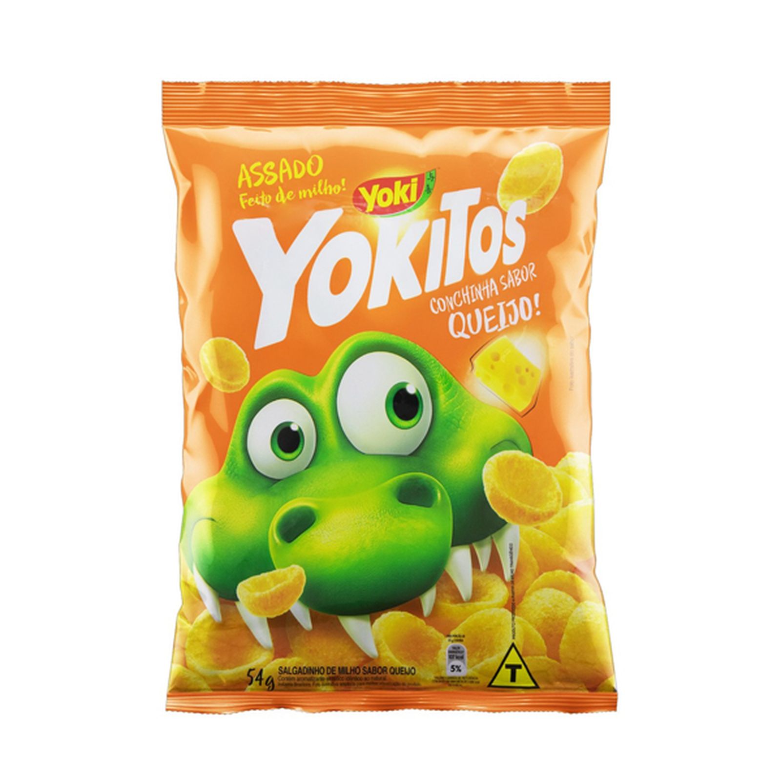 Salgadinho Yokitos Conchinhas Queijo Pacote 54G