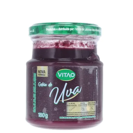 Geleia de Uva Vitao Zero Açúcar 180G 360-0