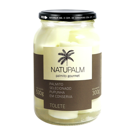 PALMITO NATUPALM PUPUNHA TOLETE VD 300G