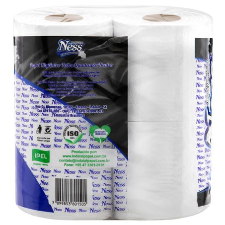 PAPEL HIG NESS 20M QUADRUPL NEUTRO 04UN 360-3