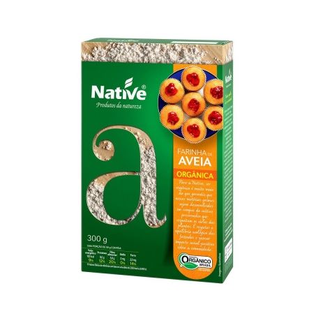 Farinha aveia orgânica native 300g