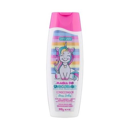 Condicionador Vinilady Magia do Unicórnio, Doces Sonhos, Aloe Vera + Camomila + Lavanda Squeeze 325ml