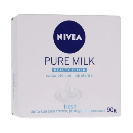 Sabonete nivea hidratante pure milk fresh caixa 90g 360-35