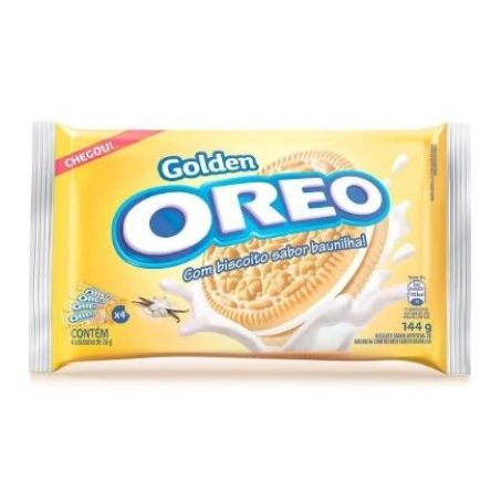 BISCOITO RECHEADO OREO GOLDEN 144G