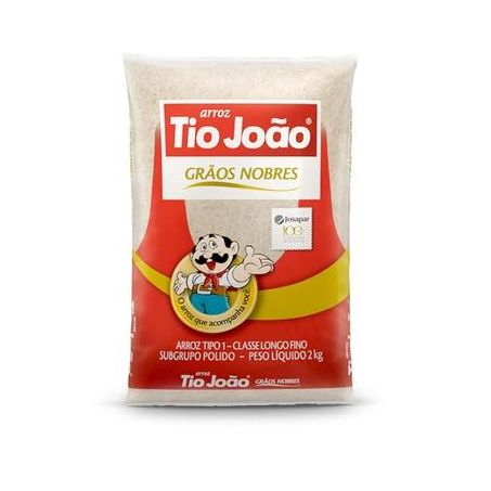Arroz Tio João Branco 2kg 
 