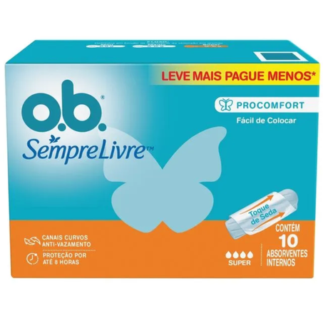 Absorvente ob super 10un