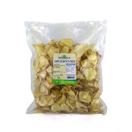 CHIPS BATATA DOCE SHAMBALA 500G TRAD