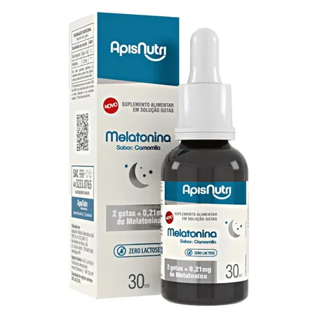MELATONINA GOTAS 30ML - APISNUTRI
