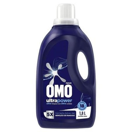 Lava Roupas Omo Ultra Power Frasco 1.8lt