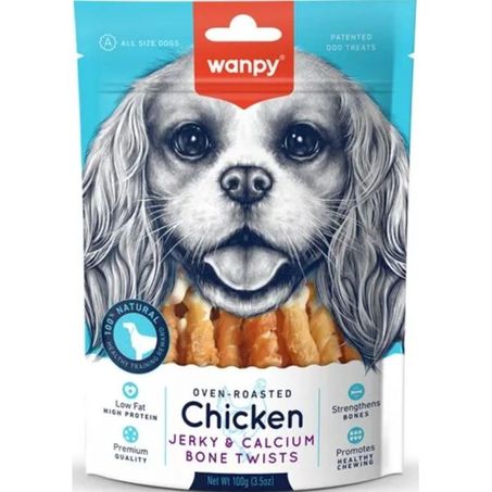 Petisco cao wanpy twists fra e calcio de