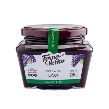 Geleia Forno Velho 100% Fruta Uva 250g