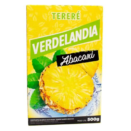 ERVA MATE TERERÉ VERDELANDIA ABACAXI 500G