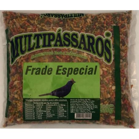 Racao multipassaros frade especial 500g