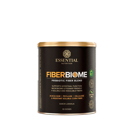 Suplemento de Fibras Essential Fiber Biome Laranja 330g