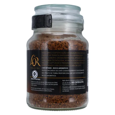 CAFE SOLUVEL LOR INTENSE VIDRO 85G 360-12