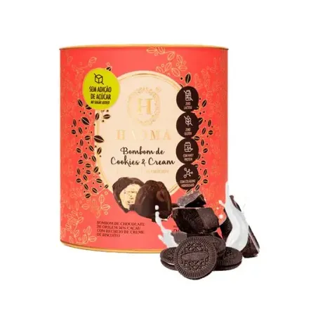 Lata Bombom Cookies Haoma 160g