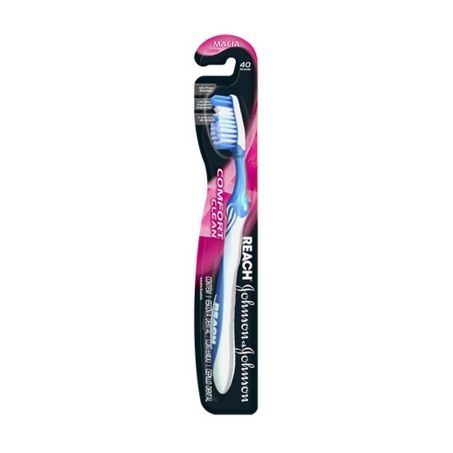Escova Dental Johnsons Reach Confort Clean Média 40 Embalagem 1UN