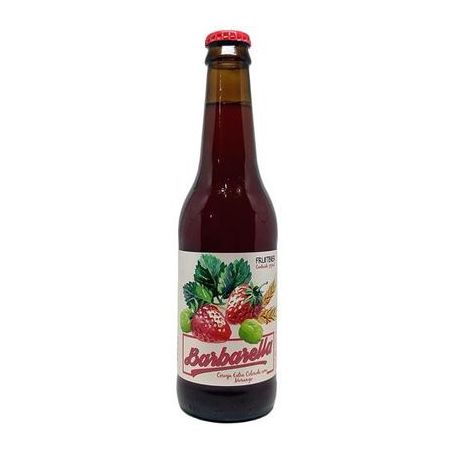 Cerveja morango barbarella 330ml