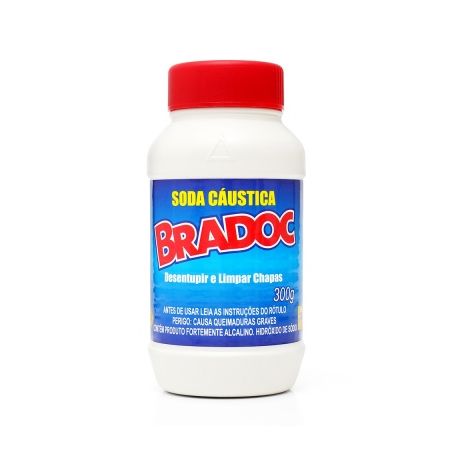 Soda Caustica Bradoc Embalagem 300G