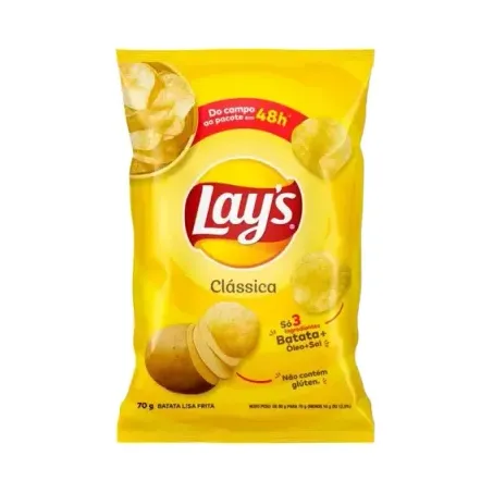 Salgadinho elma chips lays taco mexicano