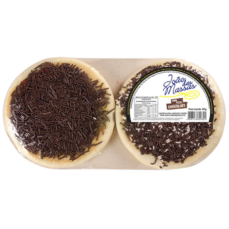Pizza 200g joao das massas chocolate 2un -congelado