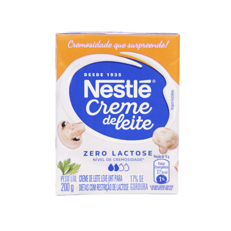 Creme De Leite Leve Zero Lactose Nestlé 200G 360-59