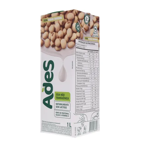 Bebida a base de soja ades soja 1l original 360-4