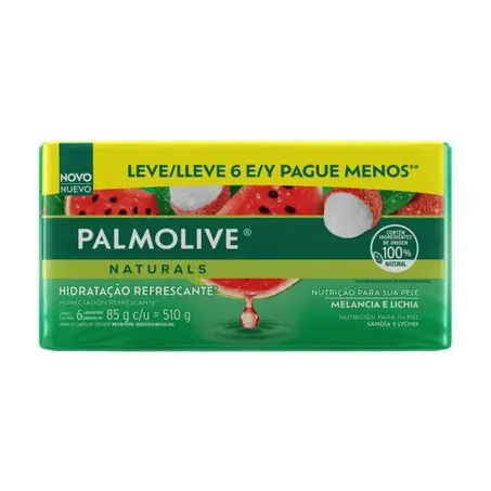 Kit sab palmolive 85g hidratacao melanci