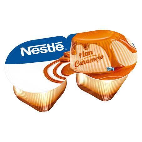 SOBREMESA LÁCTEA FLAN BAUNILHA CALDA CARAMELO NESTLÉ
