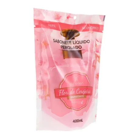 SABONETE LÍQUIDO DI HELLEN REFIL FLOR DE CEREJEIRA 400ML 360-33
